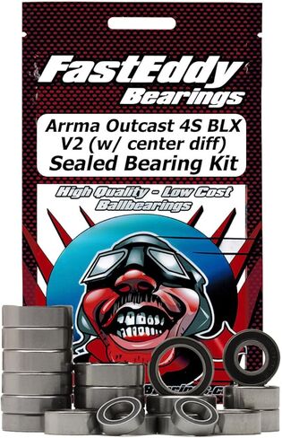 FastEddy Bearings Compatible with Arrma Outcast 4S BLX V2 (w/Center diff) Sealed Bearing Kit in Saudi Arabia