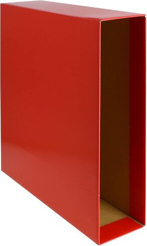 17171451 Pack of 12 Grafcolor File Cases, Red, A4, Spine 80 mm in Saudi Arabia