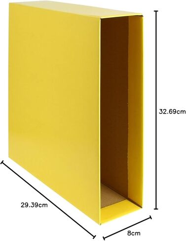 17171451 Pack of 12 Grafcolor File Cases, Red, A4, Spine 80 mm in Saudi Arabia