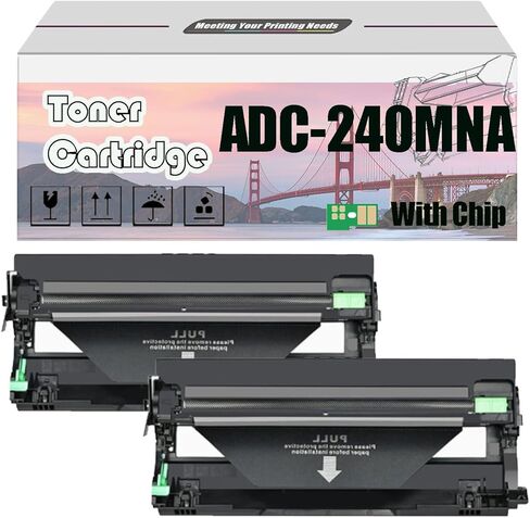 ADC-240MNA ADC240MNA مجموعة طبلة التصوير، متوافقة مع طابعات Aurora ADC-240MNA [حجم طباعة عالي مع شريحة] سماوي*1 in Kuwait