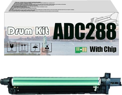 مجموعة أسطوانة التصوير ADC288، متوافقة مع طابعات Aurora ADC288 ADC368 [حجم طباعة عالي مع شريحة] أرجواني*1 in Kuwait