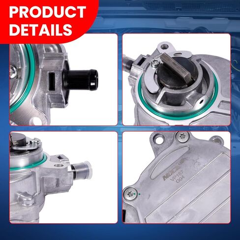 MOCA Brake Vacuum Pump Fits for 05-08 for Audi A4 B7 L4 2.0L Sedan & 06-08 for Audi A4 Quattro B7 L4 2.0L Sedan & 07-08 for Volkswagen GTI 5K L4 2.0L & 06-08 for Volkswagen Passat 3C L4 2.0L Sedan in Saudi Arabia