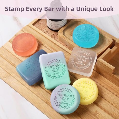 Yosamio Deluxe Soap Making Kit with Exclusive Stamp & Melter–40+Pcs DIY Supplies for Adults, Shea Butter & Clear Bases, Essential Oils, Molds, Dyes & Pot. Full Set for Beginners in Saudi Arabia