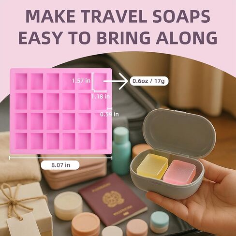 Yosamio Deluxe Soap Making Kit with Exclusive Stamp & Melter–40+Pcs DIY Supplies for Adults, Shea Butter & Clear Bases, Essential Oils, Molds, Dyes & Pot. Full Set for Beginners in Saudi Arabia