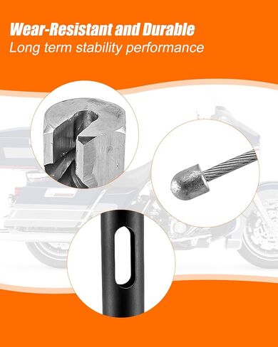 Aluminum+Stainless steel Clutch Cable Extender Fit for Harley Touring Models 2021-2023 Softails 2018-2023 Dynas 2021-2023 Replace 25660 4021-732, 4inch Motorcycle Handlebar Clutch Cable Replacement in Saudi Arabia