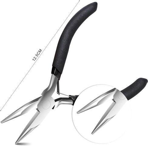 1pc multifunctional mini pliers with round nose, DIY handmade beaded jewelry pliers, handmade pliers, tiger pliers for jewelry bead repair products, DIY Wallet Making in Saudi Arabia