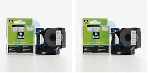 Black on Clear Tape Label Compatible for DYMO 53710 D1 24mm 7M 1" X 23' in Saudi Arabia