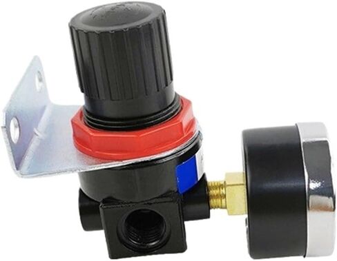 1pc AR2000 1/4" Thread BSPT Pneumatic Air Compressor Pressure Regulator Reduction Valve 4MM 6MM 8MM 10MM 12MM Connector Fittings(AR2000 w BT 6mm) in Saudi Arabia