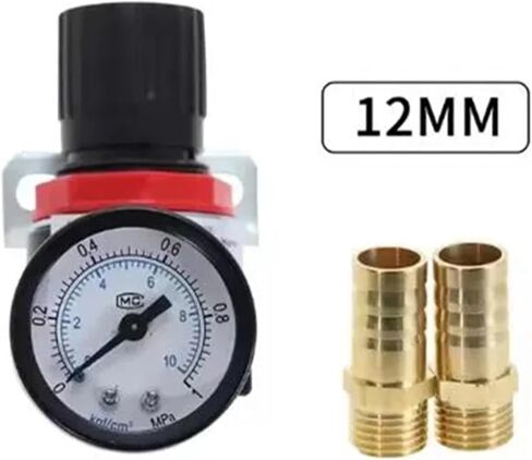 1 قطعة AR2000 1/4 "الموضوع BSPT هوائي ضاغط الهواء منظم الضغط صمام تخفيض 4 مللي متر 6 مللي متر 8 مللي متر 10 مللي متر 12 مللي متر تركيبات موصل (AR2000 واط BT 6 مللي متر) in Kuwait