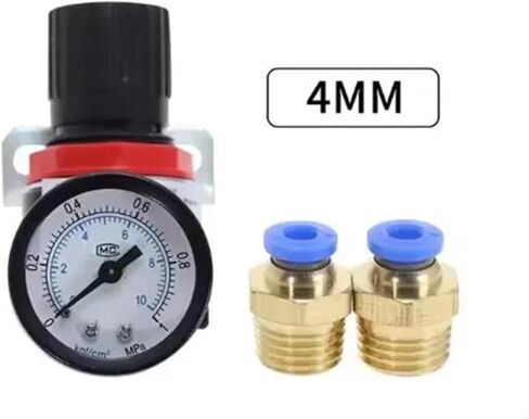 1 قطعة AR2000 1/4 "الموضوع BSPT هوائي ضاغط الهواء منظم الضغط صمام تخفيض 4 مللي متر 6 مللي متر 8 مللي متر 10 مللي متر 12 مللي متر تركيبات موصل (AR2000 واط BT 6 مللي متر) in Kuwait