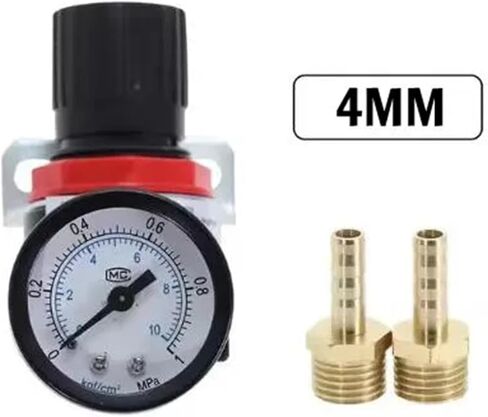 1 قطعة AR2000 1/4 "الموضوع BSPT هوائي ضاغط الهواء منظم الضغط صمام تخفيض 4 مللي متر 6 مللي متر 8 مللي متر 10 مللي متر 12 مللي متر تركيبات موصل (AR2000 واط BT 6 مللي متر) in Kuwait