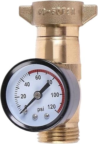 1pcs J0PC Brass Water Pressure Regulator Suitable For Rvs Caravans Trailers 3/4 Inch Leadfree Protective Pipeline with Instruments in Saudi Arabia