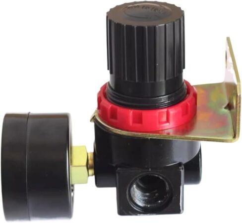 1pc AR2000 1/4" Thread BSPT Pneumatic Air Compressor Pressure Regulator Reduction Valve 4MM 6MM 8MM 10MM 12MM Connector Fittings(AR2000 (12mm)) in Saudi Arabia