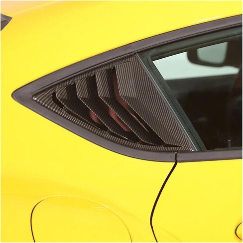 2PCS Car Rear Window Triangle Exterior ABS Shutter Deflector Decoration Modified Accessrories Compatible for Toyota GR Supra A90 2019-22(Matte Black) in Saudi Arabia