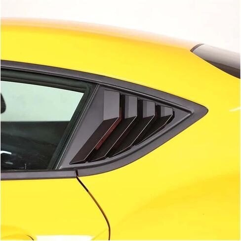 2PCS Car Rear Window Triangle Exterior ABS Shutter Deflector Decoration Modified Accessrories Compatible for Toyota GR Supra A90 2019-22(Matte Black) in Saudi Arabia