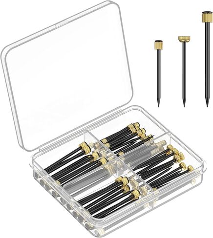 Uniclife 90 Pcs Picture Hanging Nails for Wall Art, 3 Sizes, Small Nails for Hanging Pictures, Alloy Steel Picture Hangers Picture Nails, Picture Frame Hangers, Wall Nails for Hanging Photos Mirrors in Saudi Arabia