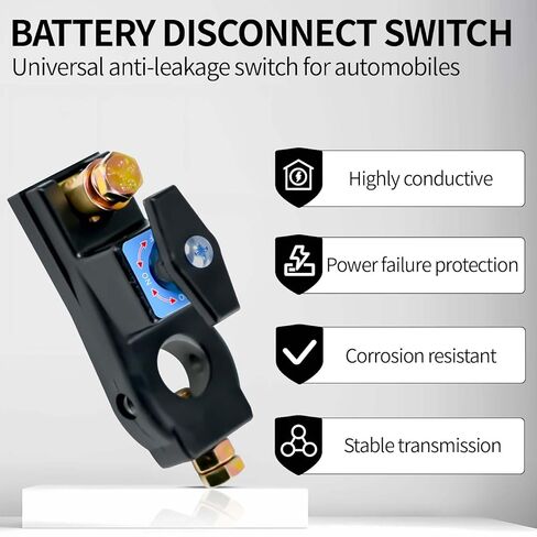 Battery Disconnect Switch 3pack, 12/24V Smart Car Battery Disconnect Isolator, Battery Shut Off Switch for Car, RV and Boat in Saudi Arabia