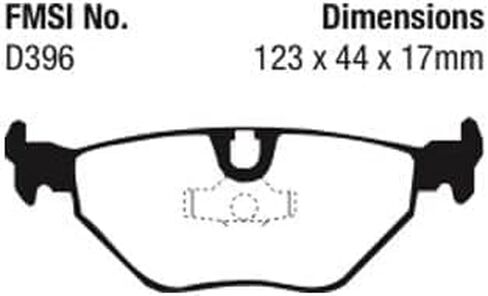 EBC Brakes DP4690R Yellowstuff Street and Track Brake Pad in Saudi Arabia