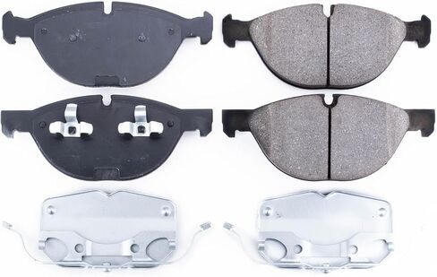 Power Stop Front Brake Kit For BMW X5 2011-18 | BMW X6 2008-19 - Ceramic Brake Pads With Installation Hardware, 17-1381 in Saudi Arabia