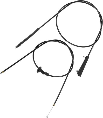 2 قطعة رقم 51237184603/51237201904 كابل تحرير قفل غطاء محرك السيارة لسيارات BMW 1 Series E81 E82 E87 E88 116d 116i 118d 118i 120d 120i استبدال غطاء مزلاج سلك مجتذب in Kuwait