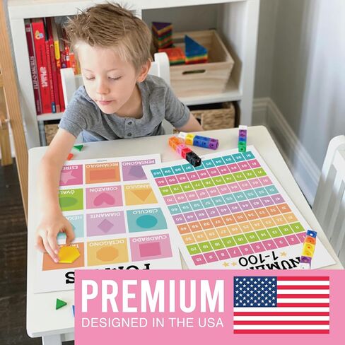 12 Farmhouse Spanish Posters For Classroom Decorations For Preschool Teachers - Spanish Classroom Posters Elementary, Spanish Learning For Kids Educational Posters, Bilingual Learning Spanish For Kids in Kuwait