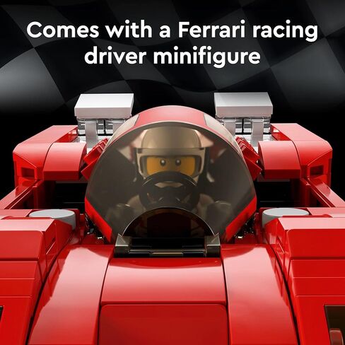 LEGO Speed Champions 1970 Ferrari 512 M 76906 Building Set - Sports Red Race Car Toy, Collectible Model Building Set with Racing Driver Minifigure, Gift for Grandchildren, Boys, Girls and Kids Ages 8+ in Saudi Arabia