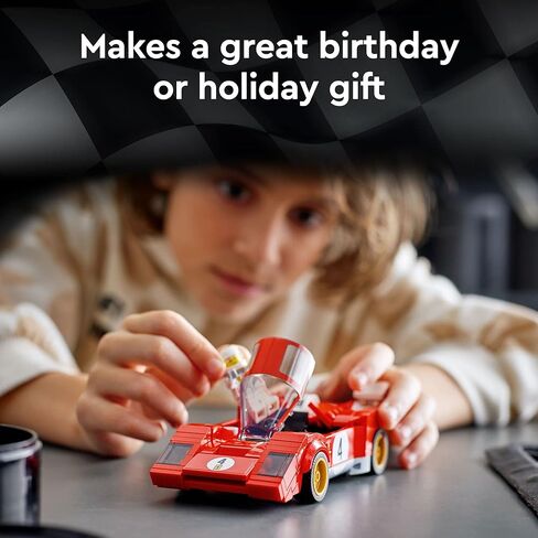 LEGO Speed Champions 1970 Ferrari 512 M 76906 Building Set - Sports Red Race Car Toy, Collectible Model Building Set with Racing Driver Minifigure, Gift for Grandchildren, Boys, Girls and Kids Ages 8+ in Saudi Arabia