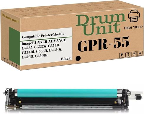 استبدال وحدة طبلة التصوير GPR-55 GPR55 المتوافقة مع Canon 0488C003BA لطابعة imageRUNNER Advance C5535i C5540i C5550i C5560i C5740i C5750i C5760i (عبوة واحدة أرجواني) in Kuwait