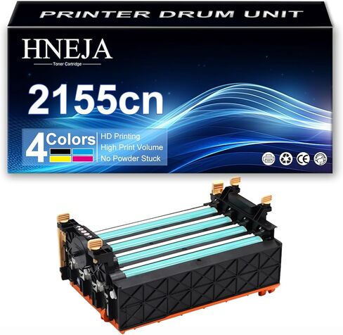 وحدة طبل 2155cn، وحدة تصوير 330-3108 Y459D KGR81 متوافقة لطابعة Dell 1320c 2150cdn 2150cn 2130cn 2135cn 2155cdn 2155cn، 4 ألوان - عبوة واحدة in Kuwait