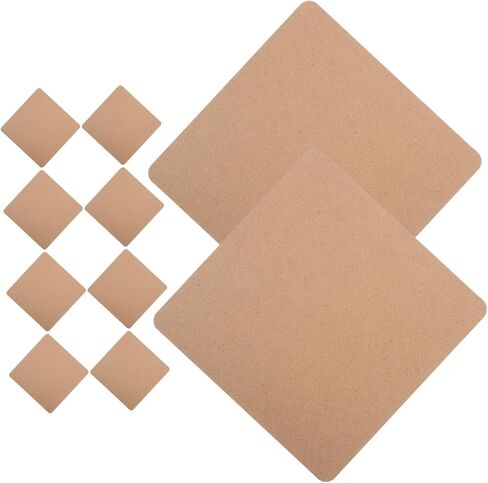 LIFKOME 10pcs Blank Wood Clay Board for Pottery Crafting for Projects and Clay Making and Lightweight Pottery Backing in Saudi Arabia