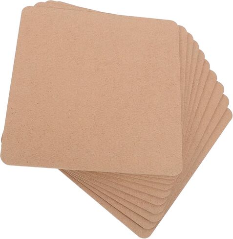 DOITOOL 10pcs Natural Wood Clay Board for Pottery Crafting for DIY Projects Multi-Functional Blank Surface for Art Expression and Creative Works in Saudi Arabia