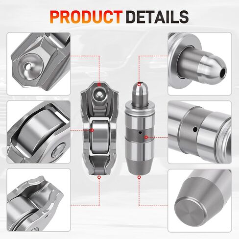 8 قطع F8AZ-6564-AA مجموعة أذرع الروك والصمامات متوافقة مع محركات Ford F150 Mustang Expedition E350 Lincoln Mercury 1992-2019 4.6L 5.4L 6.8L، استبدال # JB-2271 F6AZ-6564-AA F2AZ-6564-A MR-929 in Kuwait