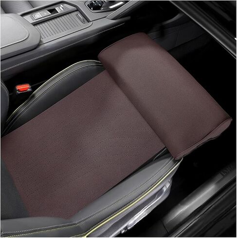 HZEL Car Seat Extender Leg Support Cushion, Lengthen Memory Foam Vehicle Front Seat Leg Support Extension Pad for Driving, Comfortable Automobile Extended Thigh Pillow, Universal Fit (Black) in Saudi Arabia