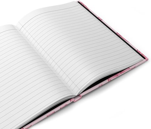 Pink Ribbon Hardcover Journal - Cute Bow Design, Girly Girls Notebook, Planning Gift, Notes Diary, Matte Cover in Saudi Arabia