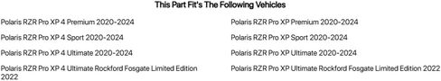 Tusk Winch with Synthetic Rope and Mount Plate 3500 lb. for Polaris RZR Pro XP 4 Premium 2020-2024 in Saudi Arabia