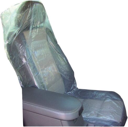 SSWBasics Clear Premium Plastic Car Seat Cover - Roll of 200 in Saudi Arabia