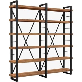 Bookshelf Home Wall-Mounted Simple Solid Wood Bookshelf Office Floor-Standing Multi-Layer Storage Rack Bookshelves and Bookcases in Saudi Arabia