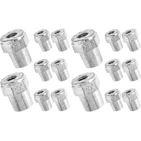 QWORK محطة طرفية للبطارية السالبة الإيجابية للسيارة، زوجان من محول البطارية من سبائك الزنك، محول مسمار أنثى 3/8 in Kuwait