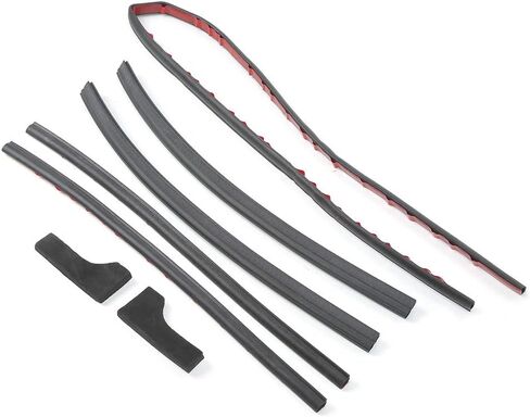 7 Piece Tailgate Seal Kit, Rear Door Weatherstrip Seal Fit for 2010 2011 2012 2013 2014 2015 2016 2017 2018 in Saudi Arabia