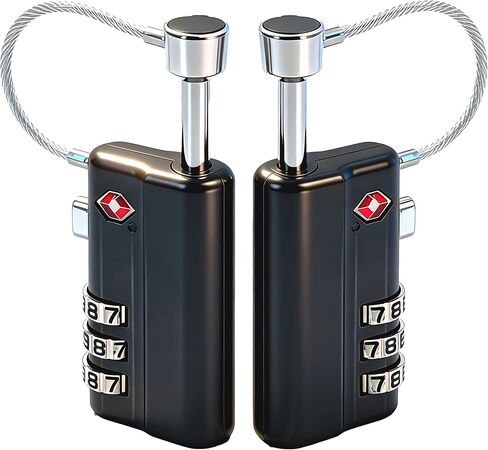TSA Approved Gun Case Lock, Locks for Gun Cases, Pelican Gun case Lock, Child Safe & Cut Resistant Firearm Lock for Gun Case（2Pack in Kuwait