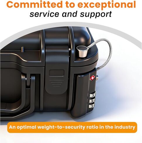 TSA Approved Gun Case Lock, Locks for Gun Cases, Pelican Gun case Lock, Child Safe & Cut Resistant Firearm Lock for Gun Case（2Pack in Kuwait