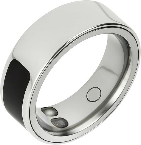 Gen 2 Pro Smart Ring for Men Women: Health, Fitness & Sleep Monitor, SOS, Touch Control, Heart Rate, Vibration, Waterproof, iOS Android, Gift (Titanium Gray,Size 12) in Saudi Arabia
