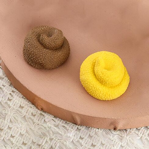 2-Piece Set of Pencil Erasers, Poop Shaped Erasers, Student Drawing Stationery DJA528-01 in Saudi Arabia