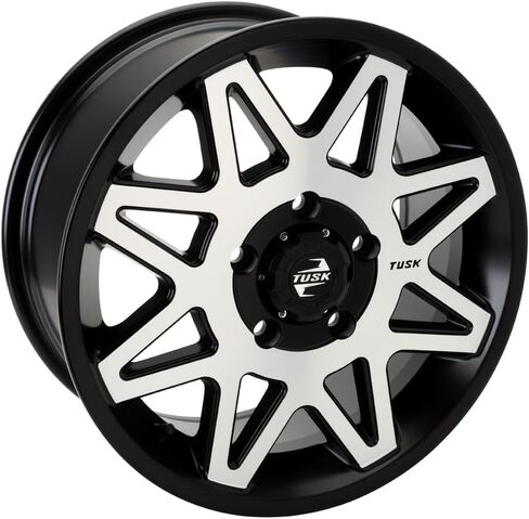 عجلة تاسك تينتيك 5/114.3 (5/4.5) 15x7 6.0 + 1.0 مصنوعة آليًا/أسود لـ Polaris RZR Pro R 4 Ultimate Launch Edition 2022 in Kuwait