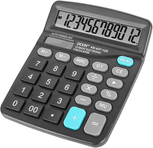 Desktop Calculator-12-Digit Office Calculators with Large LCD Display, Perfect for Office Business Home Daily Use in Saudi Arabia