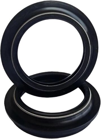 38x50x11 38*50 الجبهة صدمة شوكة المثبط مانع تسرب زيت العمود 38 50 غطاء غبار ل FZX250 FZX 250 1987-88 5GJ-23145-00 (2 قطعة ختم 2 قطعة غطاء) in Kuwait