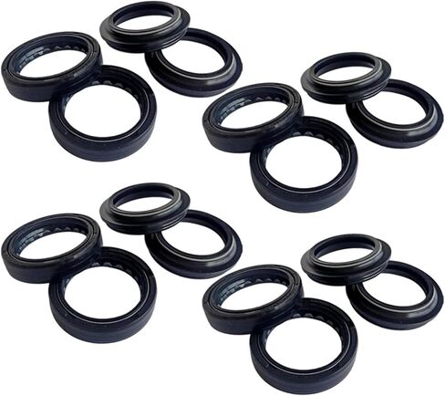 37x50x11 37*50 الجبهة صدمة شوكة المثبط مانع تسرب زيت العمود 37 50 غطاء غبار ل CB500 1993-2004 CB 500 أربعة 1971-1979 (4 قطعة ختم 4 قطعة غطاء) in Kuwait