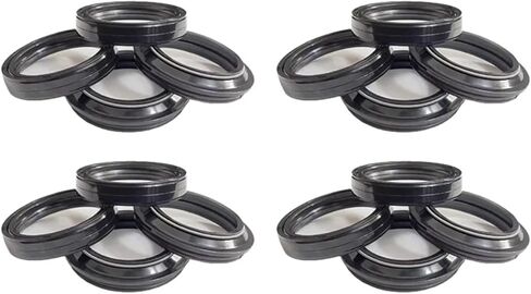 43x54x11 43*54 الجبهة صدمة شوكة المثبط مانع تسرب زيت العمود 43 54 غطاء غبار ل 749S 749 S 2003-2006 749R 2003-2007 (4 قطعة ختم 4 قطعة غطاء) in Kuwait