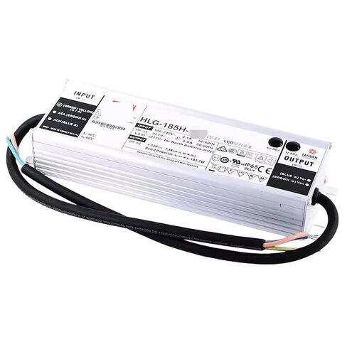 1pcs HLG-185H Switching Power Supply 24A 30A 36A 42A 48A 24V 185W Constant Voltage Constant Current LED Driver(HLG-185H-30A) in Saudi Arabia