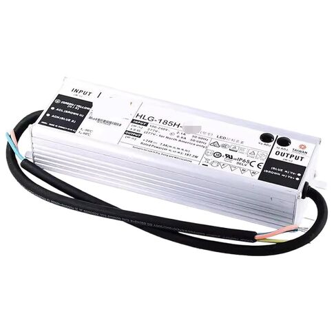 1pcs HLG-185H Switching Power Supply 24A 30A 36A 42A 48A 24V 185W Constant Voltage Constant Current LED Driver(HLG-185H-30A) in Saudi Arabia